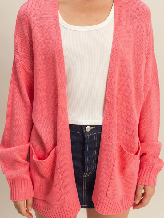 taffy oversized cardigan