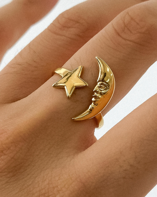 tasa 18k gold-plated ring