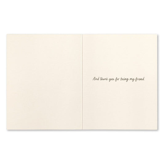 Thank You For Being My Mom Card