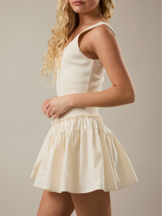 tiana flare mini dress