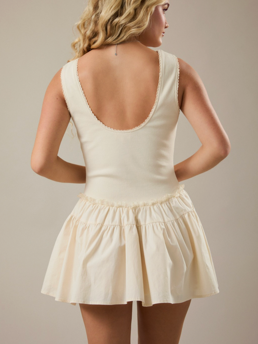 tiana flare mini dress