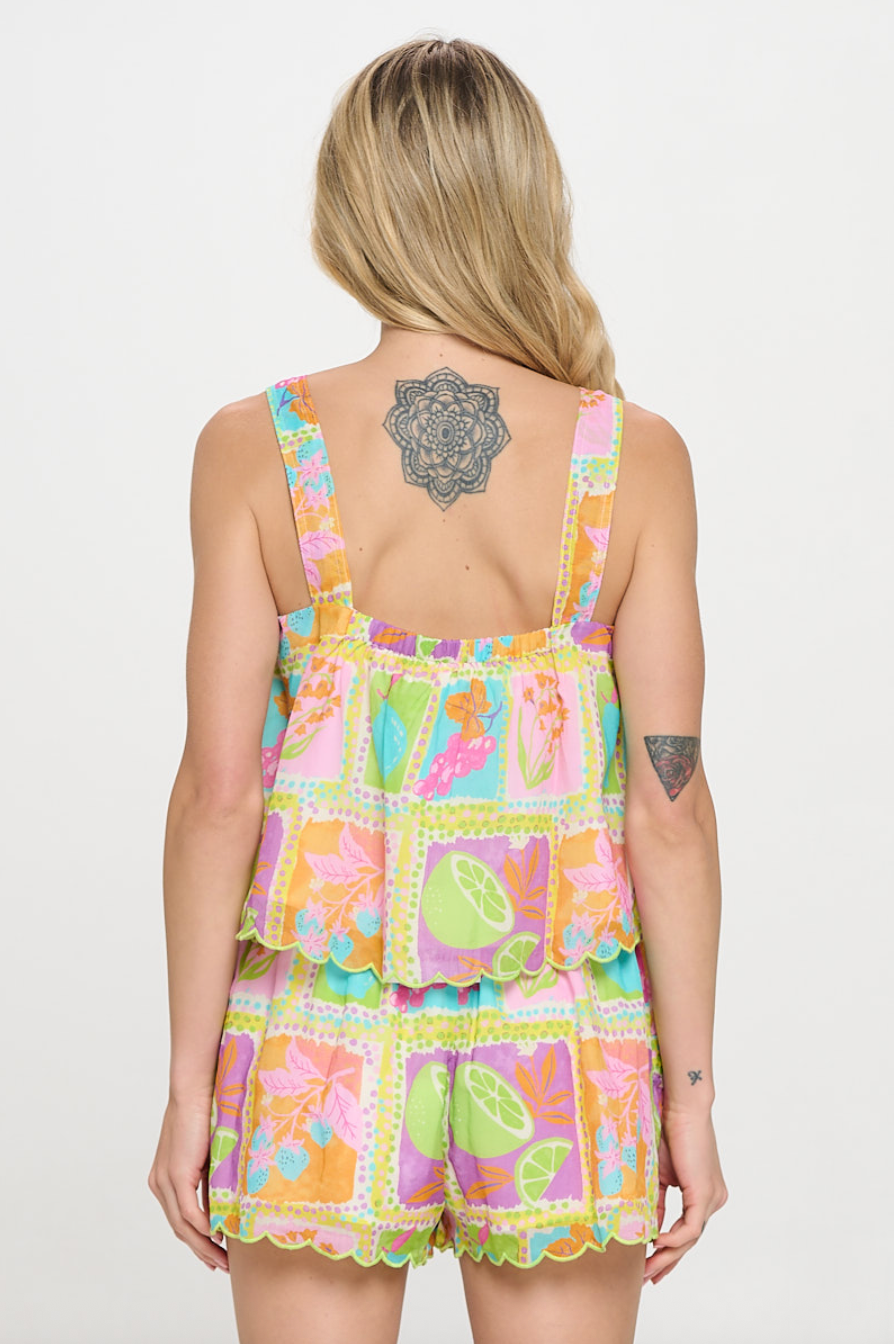 Tropical Mosaic Scallop Set