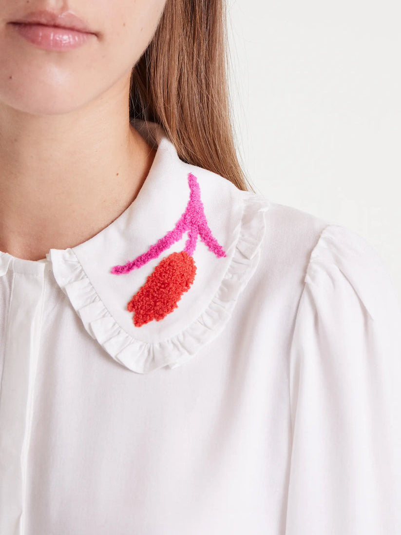 Tulip Embroidery Blouse
