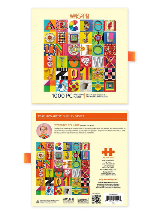 Typeface Collage Puzzle