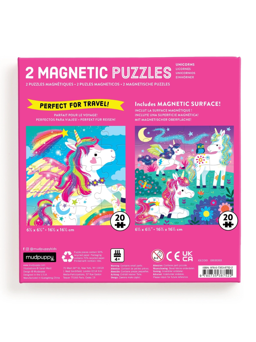 unicorn dreams magnetic puzzles