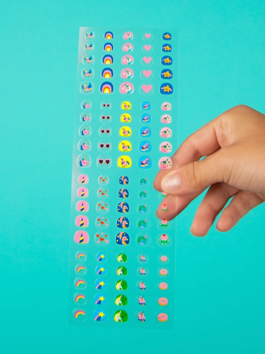unicorn kids nail stickers