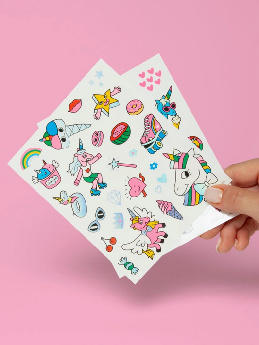 unicorn temporary tattoos