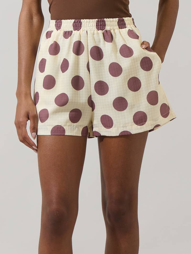 Violda Dot High Waisted Shorts