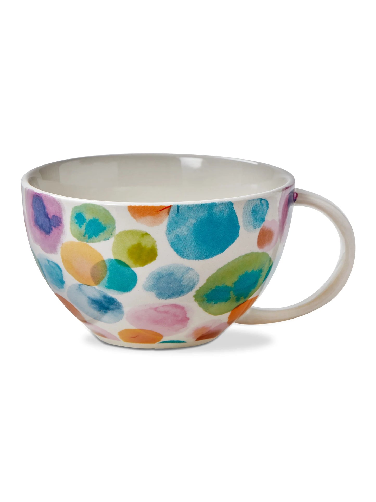 Watercolor Dot Latte Mug