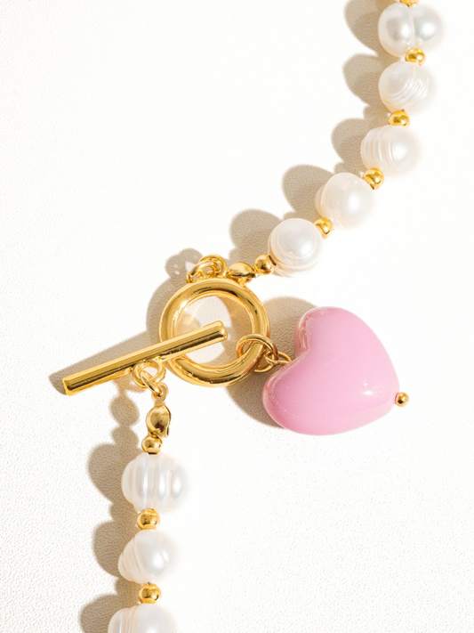 willa 18k gold-plated pearl necklace