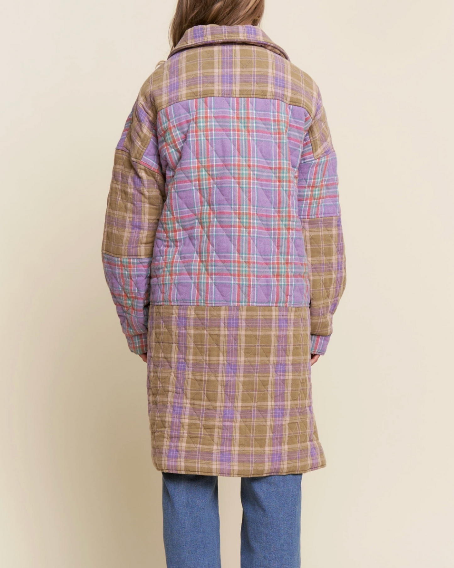 wren plaid quilted jacket