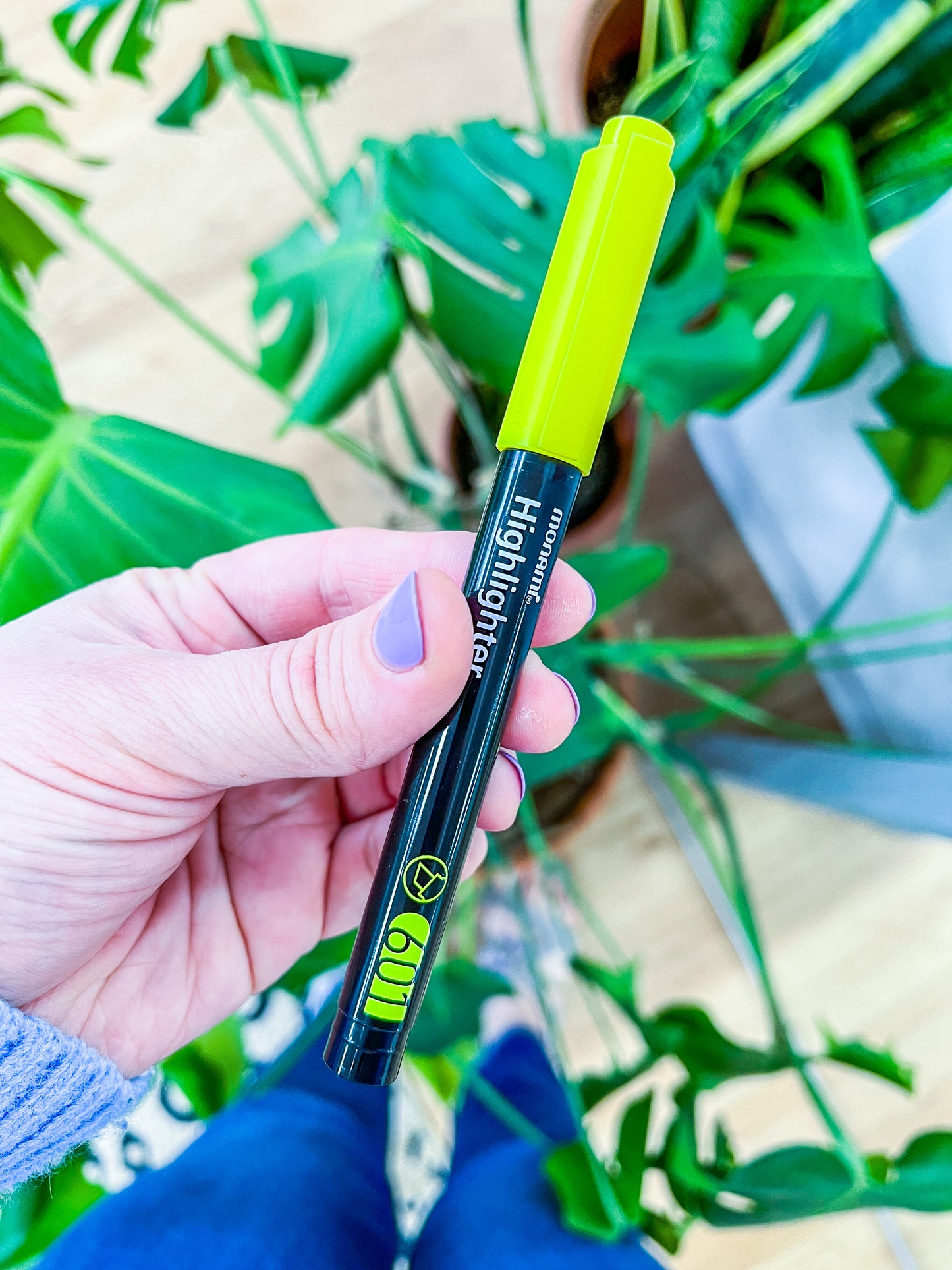 Yellow Monami Highlighter Pen