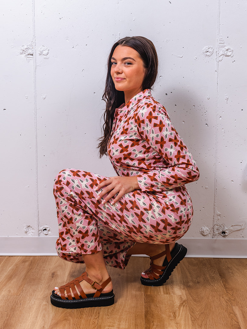 anna palomitas jumpsuit