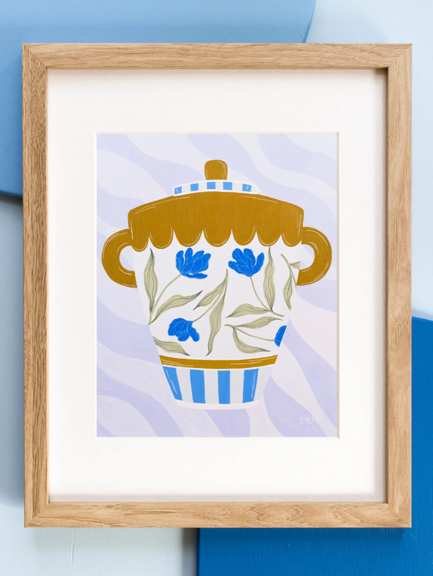 gravel teatime print