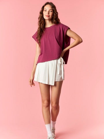 Chroma Cotton Cropped Tee