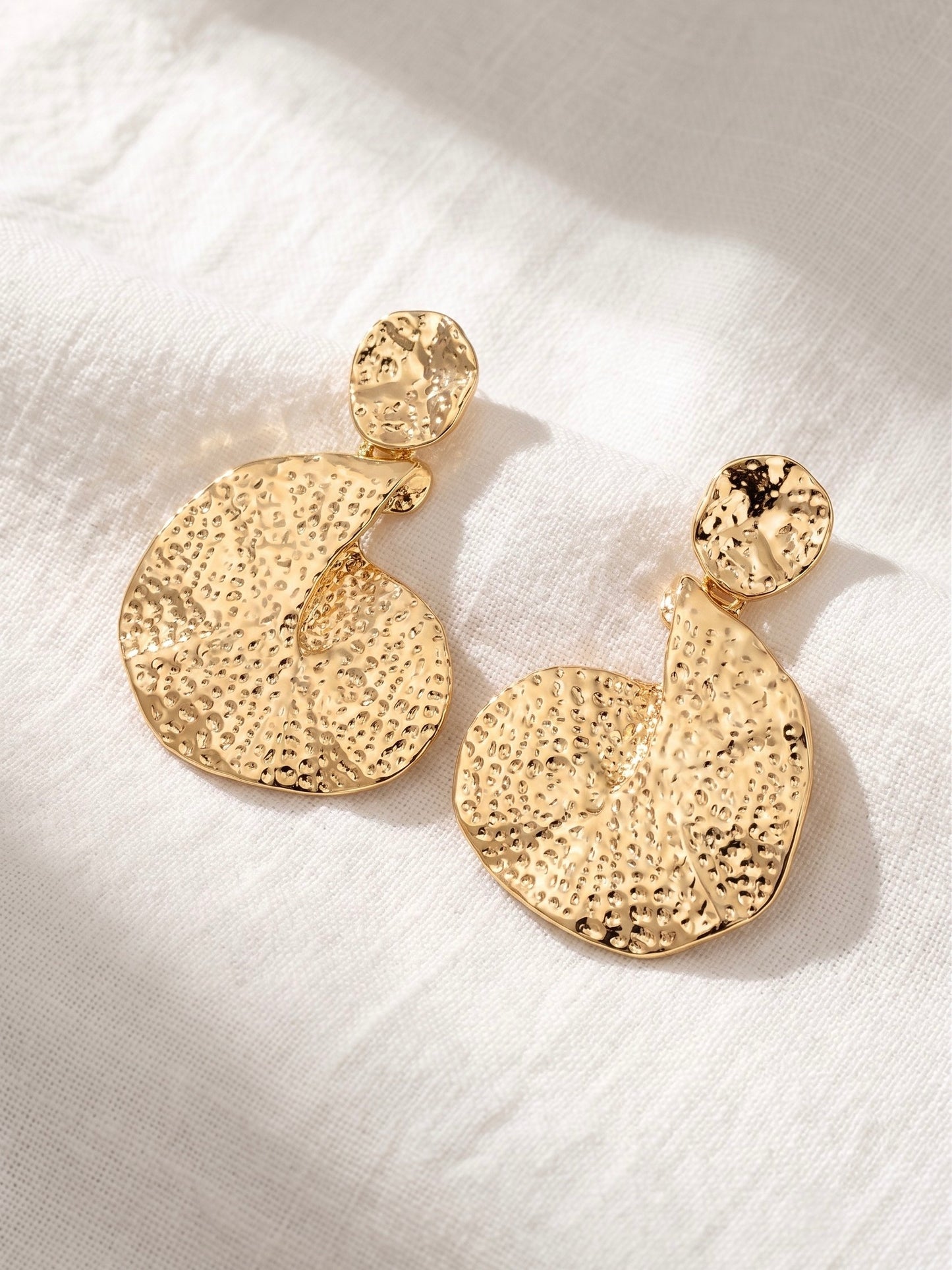 Ember Hammered Earrings