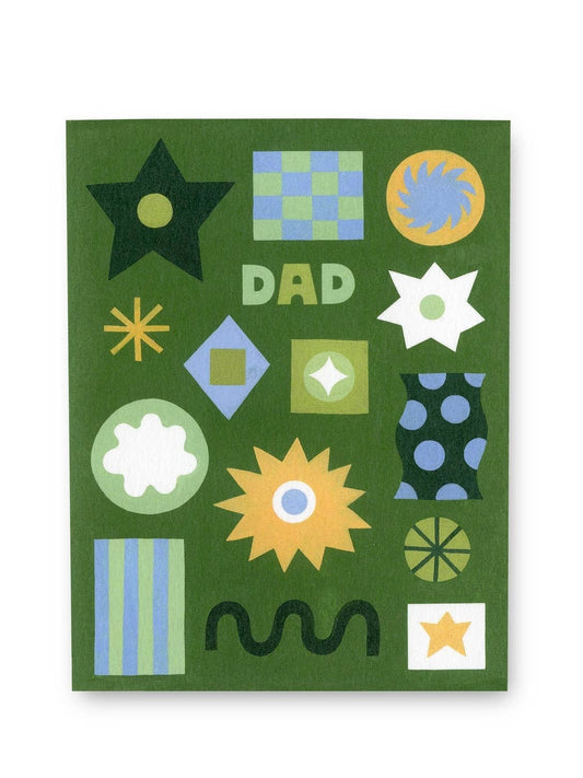 Geometric Dad Greeting Card