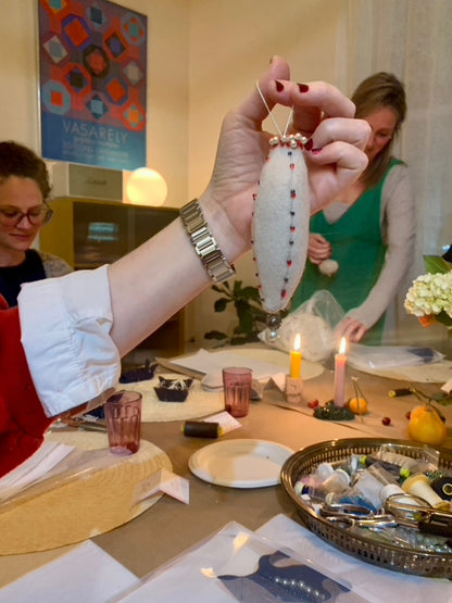 Hand-crafted Holiday Ornament Workshop—Saturday, 12/13 1–3p