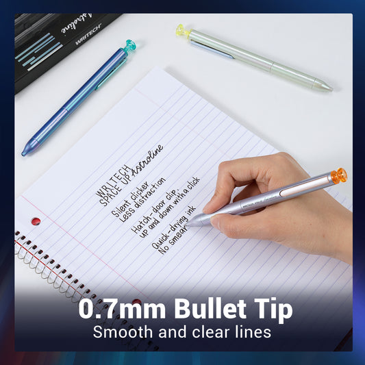 Green Space Up Astroline 0.7mm Refillable Gel Pen