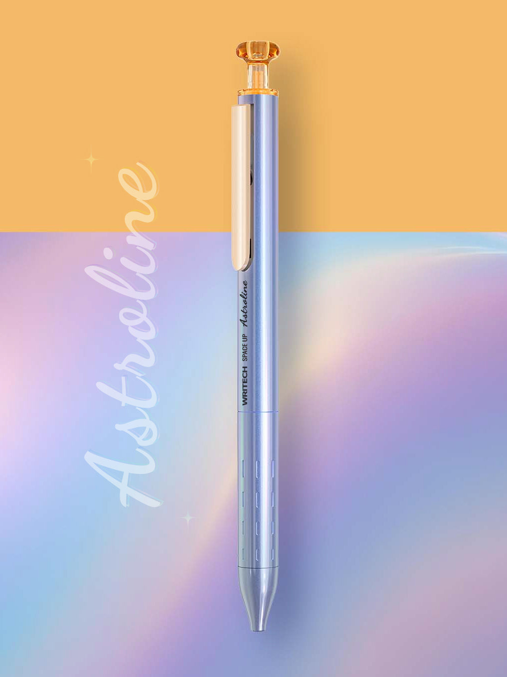 Purple Space Up Astroline 0.7mm Refillable Gel Pen