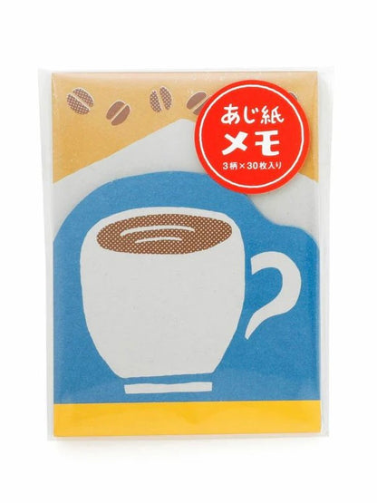 Blue Retro Memo Pad