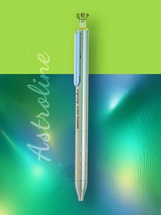 Green Space Up Astroline 0.7mm Refillable Gel Pen