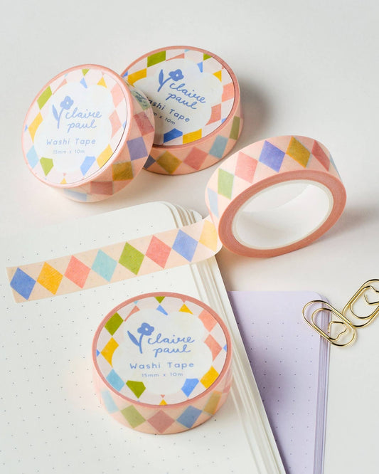 Harlequin Diamond Washi Tape
