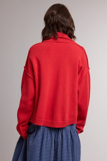 Prep Collared Cardigan