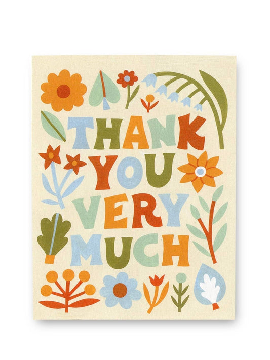 Thank You Very Much Greeting Card