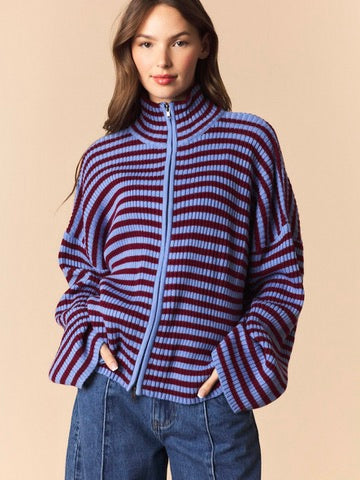 Jenna Striped Cardigan