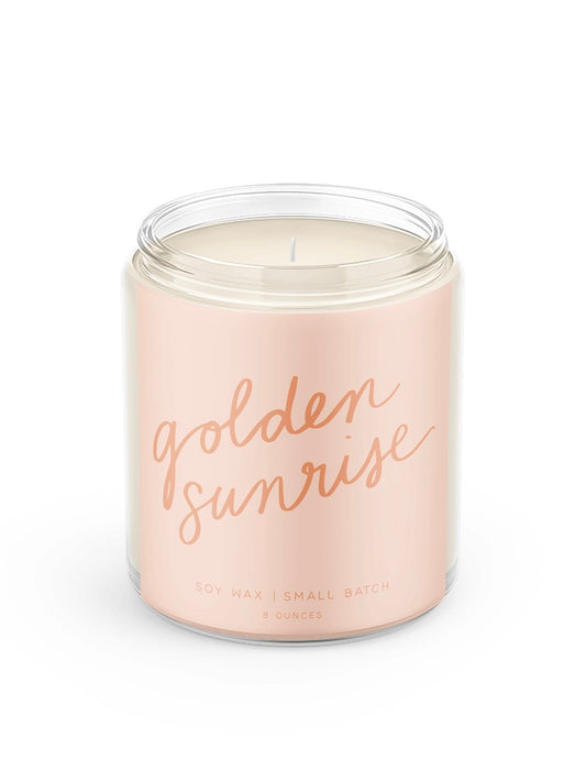 Golden Sunrise Candle