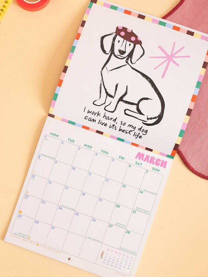 2027 Dog Life Wall Calendar