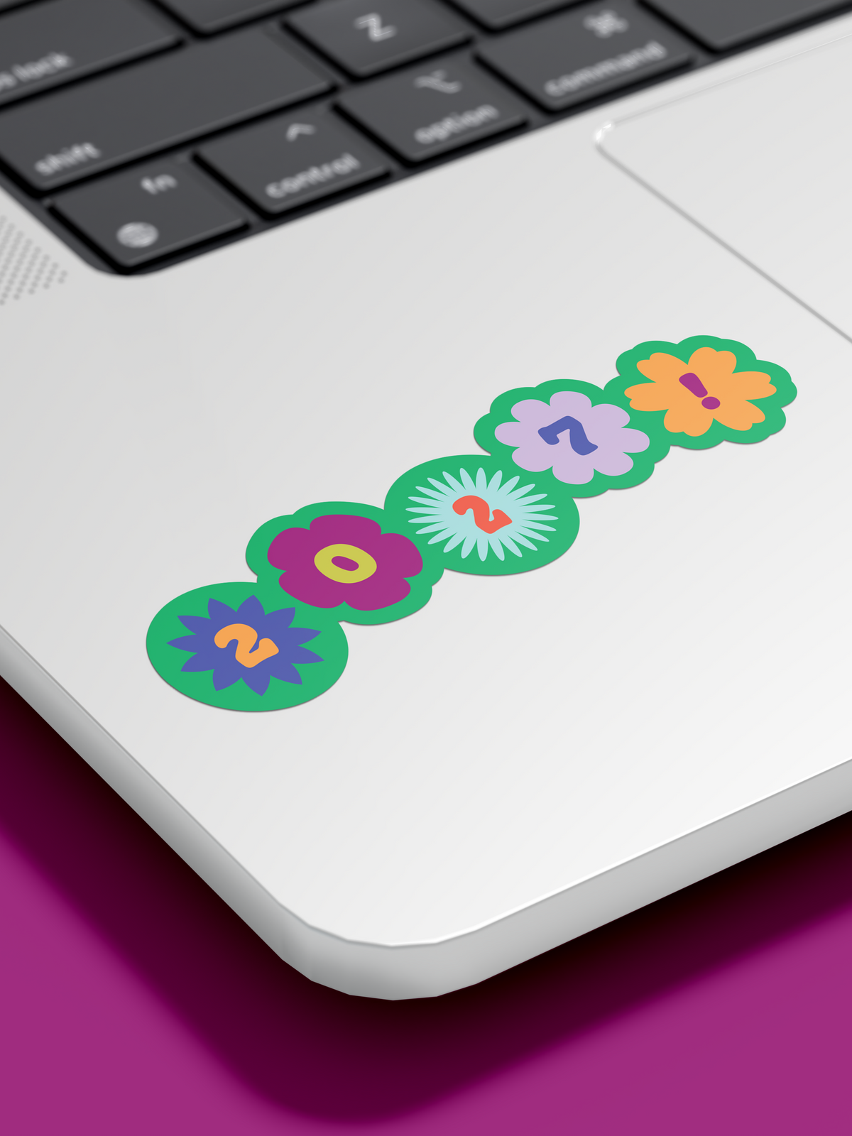 2027 Flower Sticker