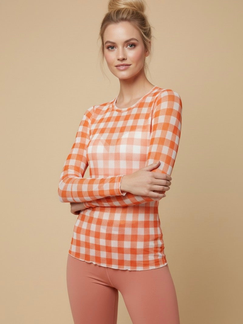 Retro Mesh Top