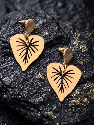 Monstera Drop Earings