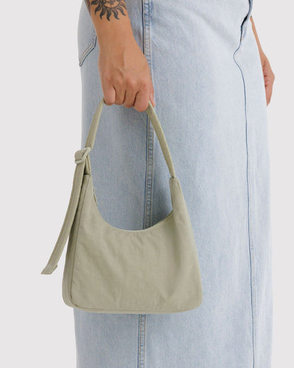 Celadon Mini Nylon Shoulder Bag