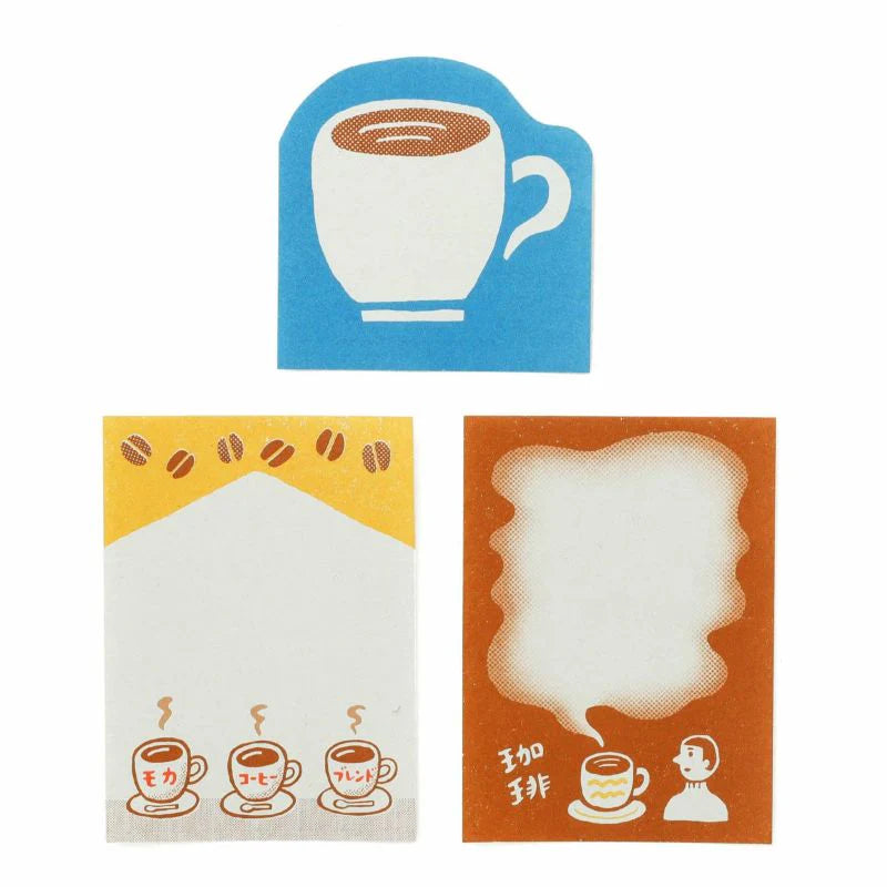 Blue Retro Memo Pad