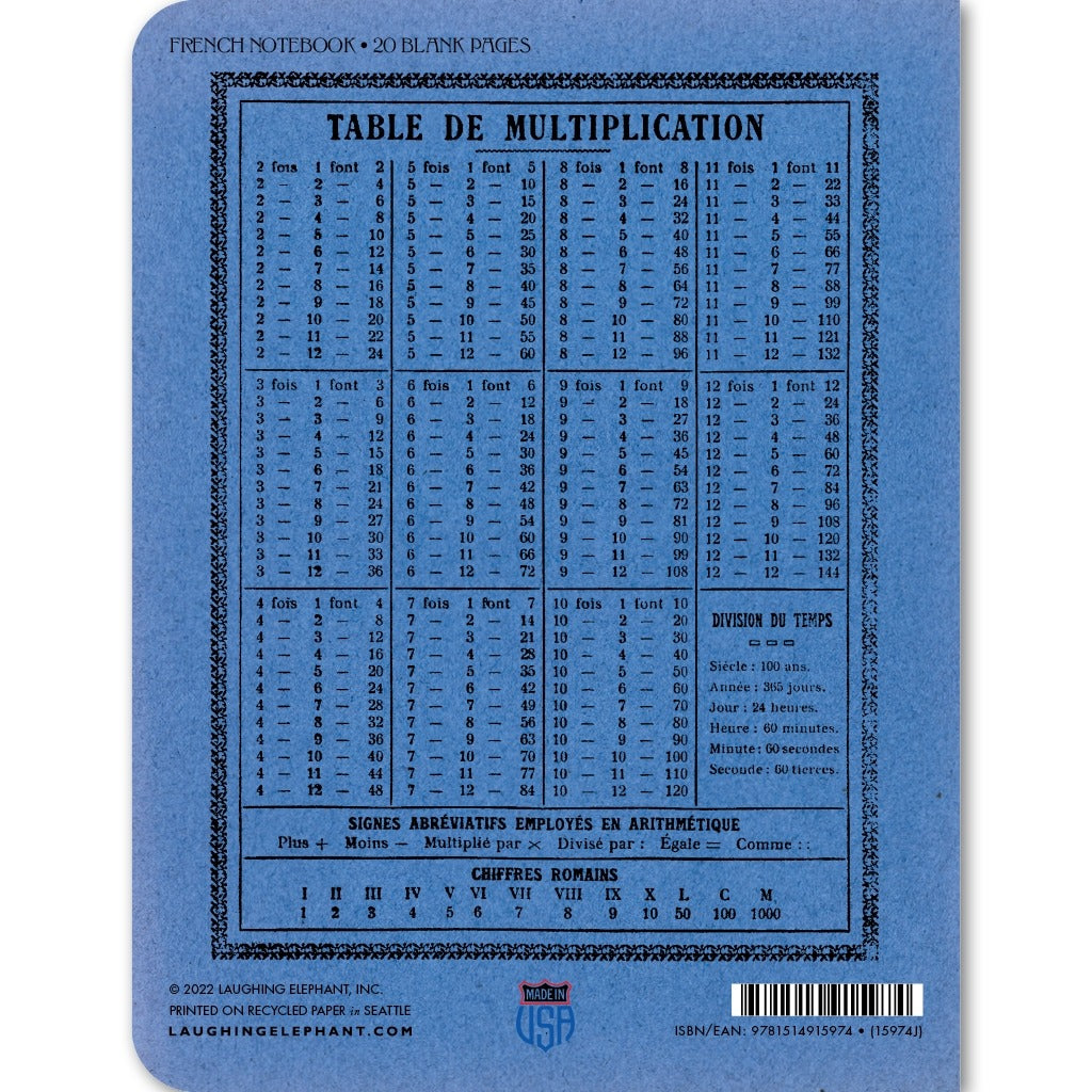 Le Parfait French Notebook