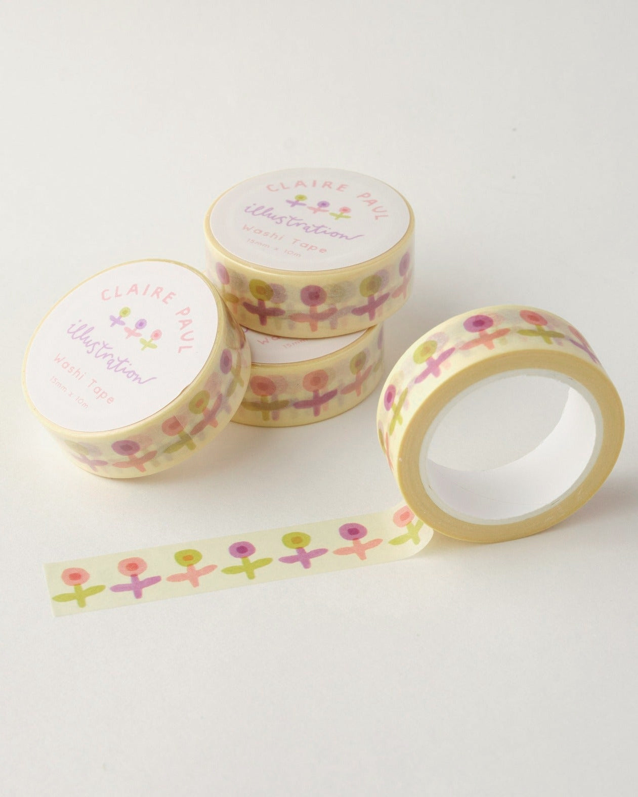 Pastel Buds Washi Tape