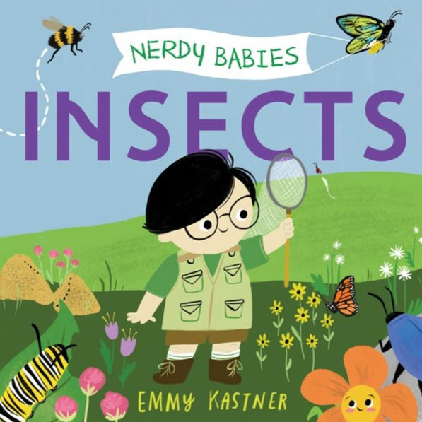 Nerdy Babies: Insects Board Book