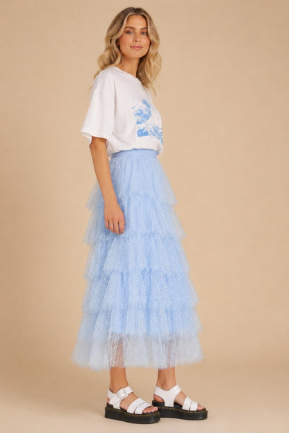 Ella Tulle Midi Skirt