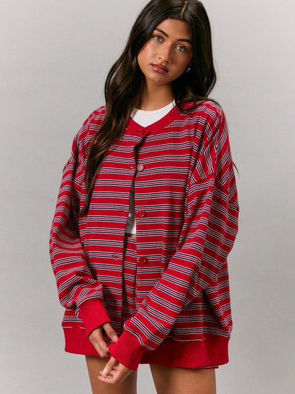 Rose French Terry Cardigan