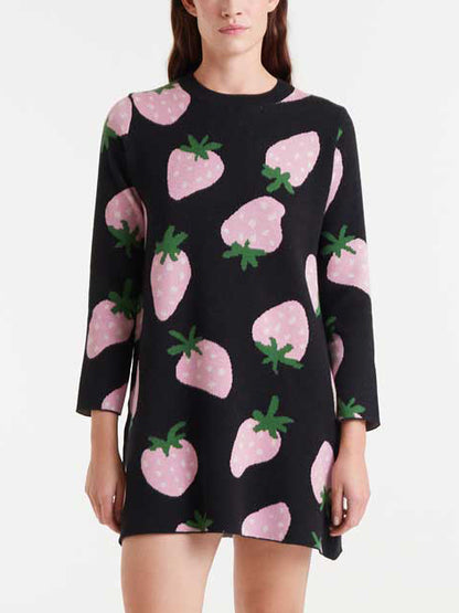 Jacquard Morango Dress