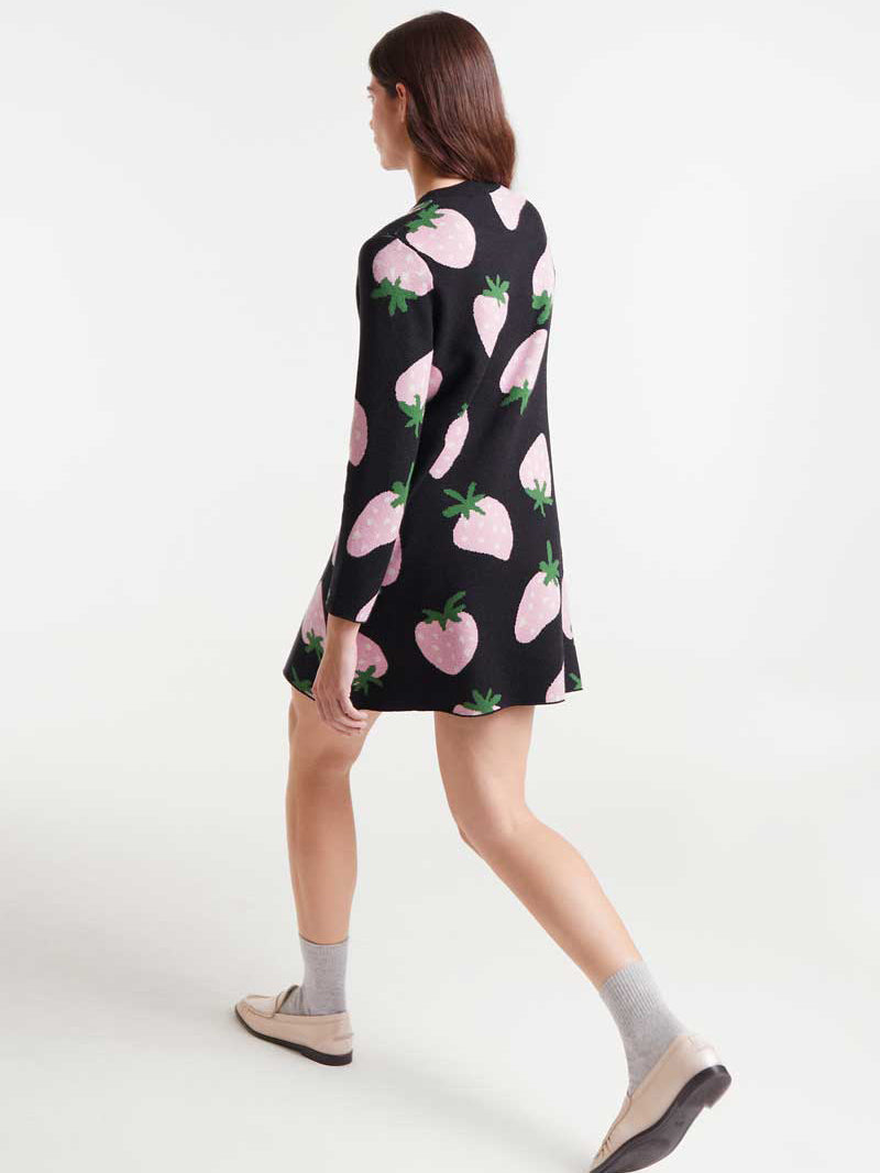 Jacquard Morango Dress