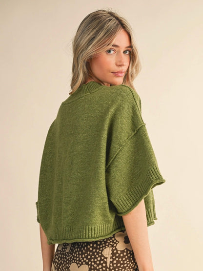 Garden Mock Neck Sweater