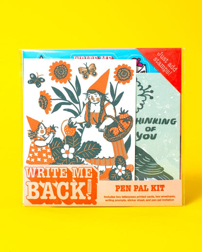 Strawberry + Crow Pen Pal Kit