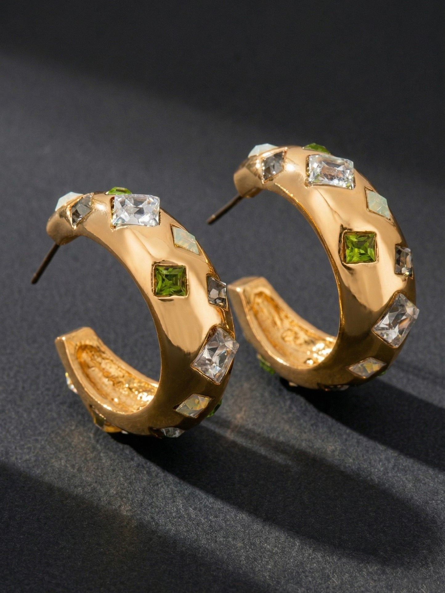 Clover & Quartz Chunky Hoops