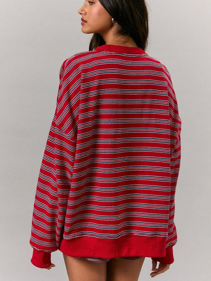 Rose French Terry Cardigan