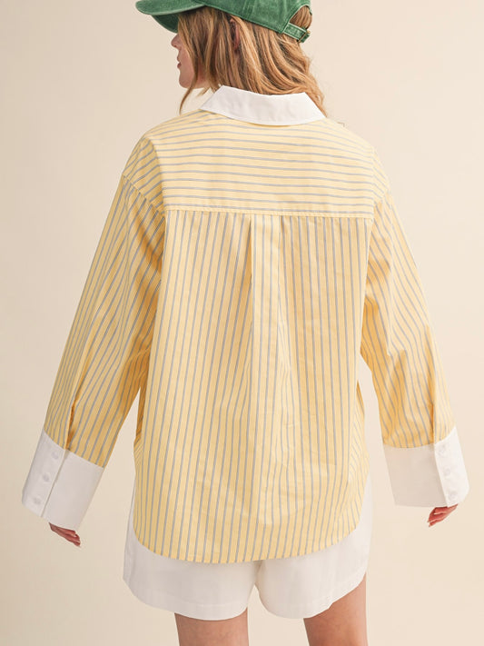 Sunny Button Top