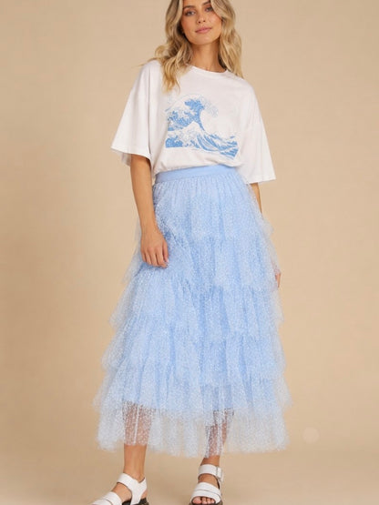 Ella Tulle Midi Skirt